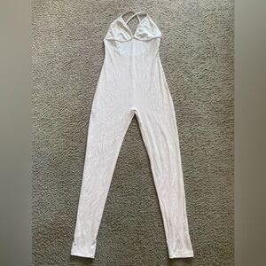 White Strappy Jumpsuit